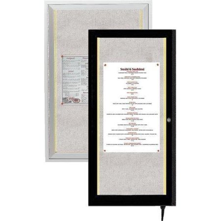 AARCO AARCO Products ODCC3612R Outdoor Aluminum Framed Enclosed Bulletin Board ODCC3612R